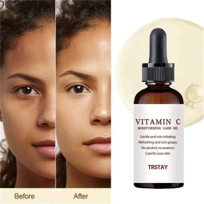 L'huile radiante de vitamine C contient différents extraits végétaux pour équilibrer le teint, hydra