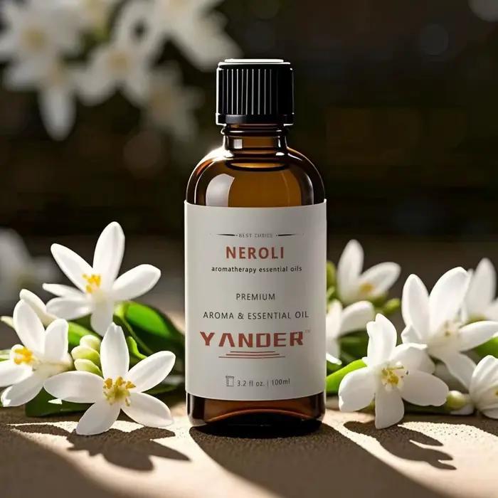 YANDER nouveauté huile essentielle de neroli de fleur d'oranger Pure huile de parfum naturelle pour 