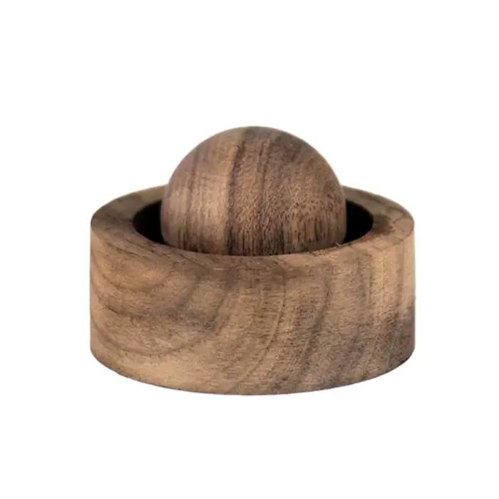 Diffuseur d'huiles essentielles sphérique en bois, bois parfumé longue durée, inhalateur d'aromathér