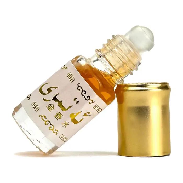 Huile de parfum Arabian Gold en roll-on, parfum longue durée, parfum pour le corps unisexe, portable