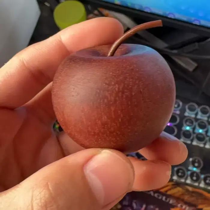 Diffuseur d'aromathérapie en bois naturel - Diffuseur d'huiles essentielles en forme de pomme, systè