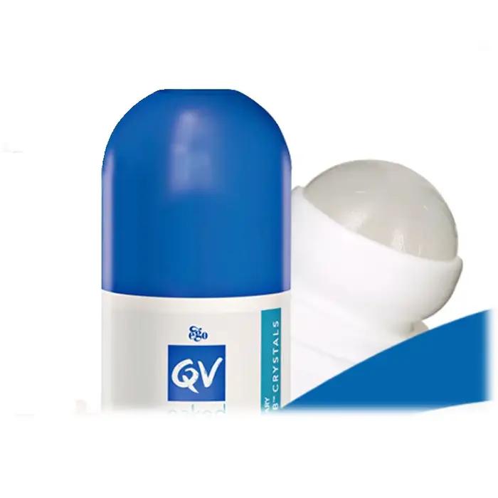Déodorant roll-on QV Naked 80g, longue durée, anti-transpiration et anti-odeurs, sans parfum, pour p