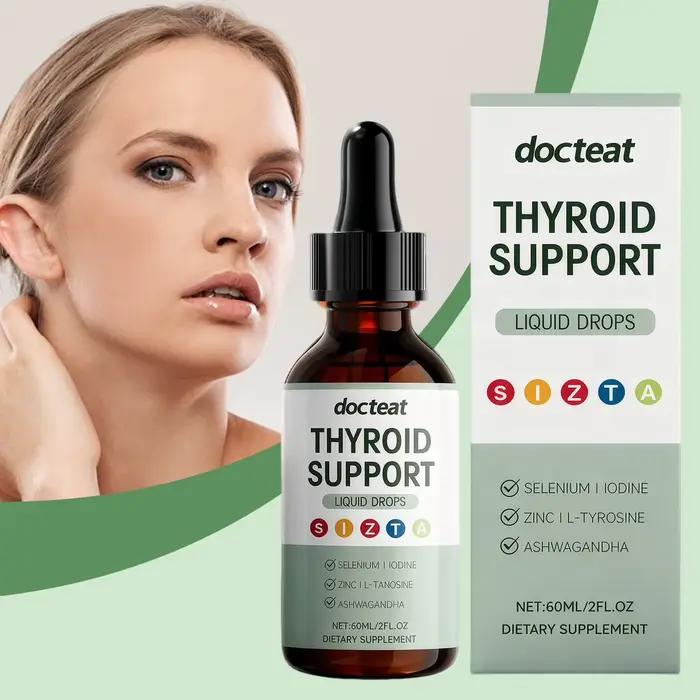 Extrait liquide de plante de soutien de la tiyroïde pour l'équilibre de l'hormone pour les femmes d'