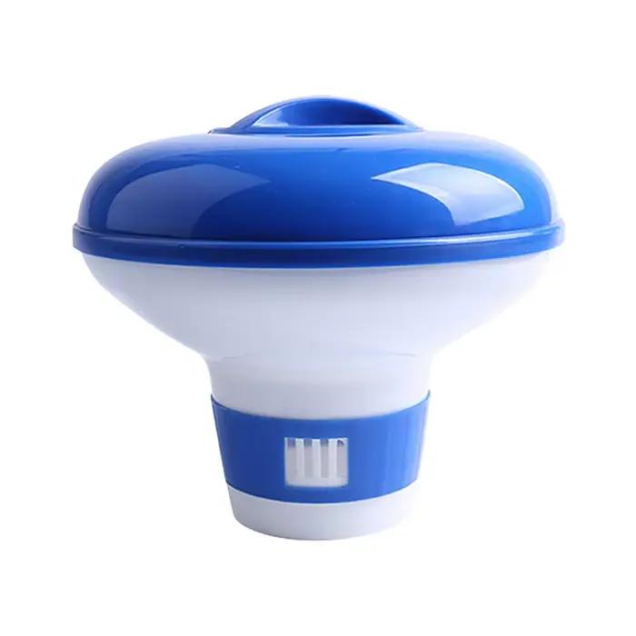Distributeur de chlore flottant miniature réglable, durable pour piscines intérieures et extérieures