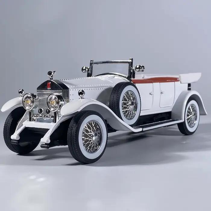 1:24 Rolls Royce Phantom I 1925 De Luxe Classique Rétro Berline En Alliage moulé Sous pression Modèl