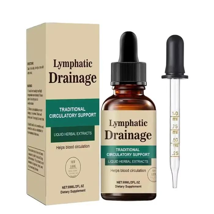 Gouttes de drainage lymphatique - Extraits liquides naturels à base de plantes, soutien circulatoire
