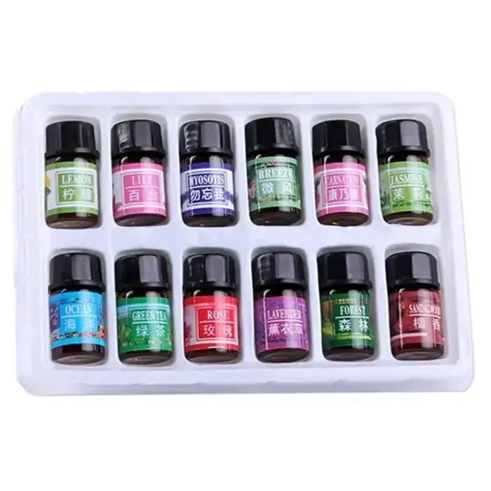 12 pièces 3ML désodorisant plante naturelle aromathérapie huile essentielle climatisation parfum arô