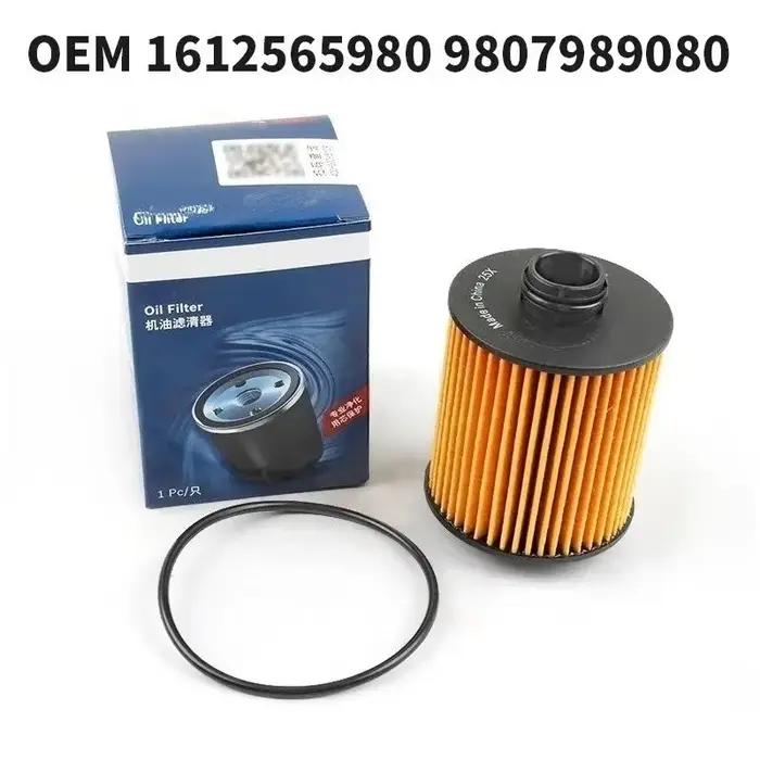 Filtre à huile 1612565980 9807989080 pour Peugeot 308 408 3008 508 4008 5008 citroën C4 C5 DS4 DS5 1