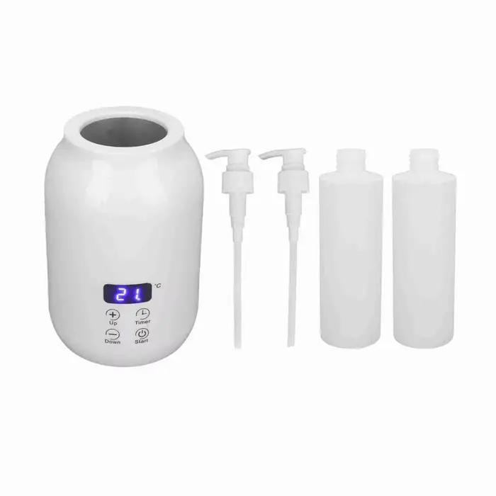 Chauffe-huile de massage avec écran LED, contrôle tactile, réglage de la température, chauffe-boutei