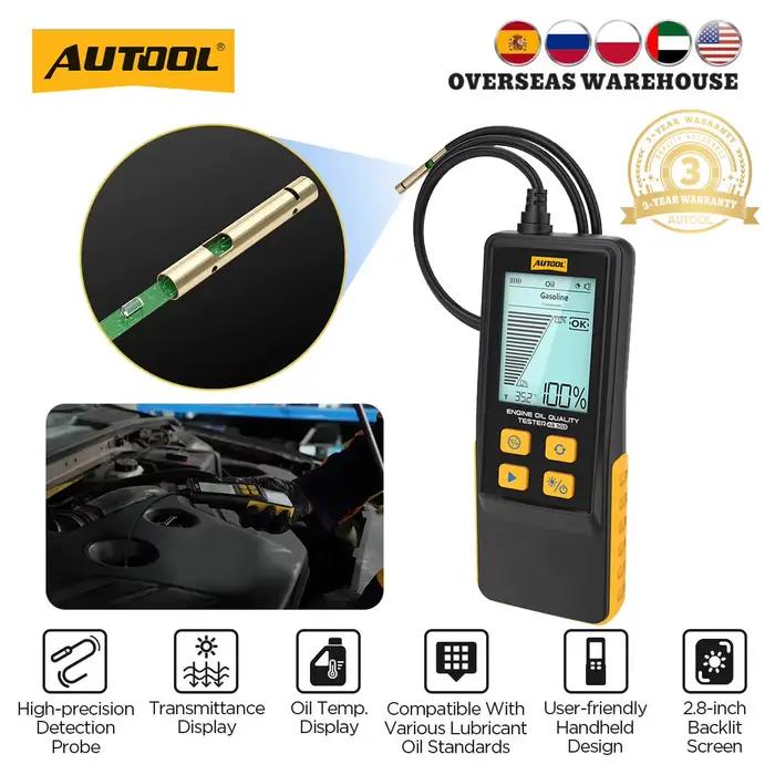 AUTOOL AS503 testeur d'huile moteur automobile analyseur d'huile lubrifiante moteur Diesel outil de 