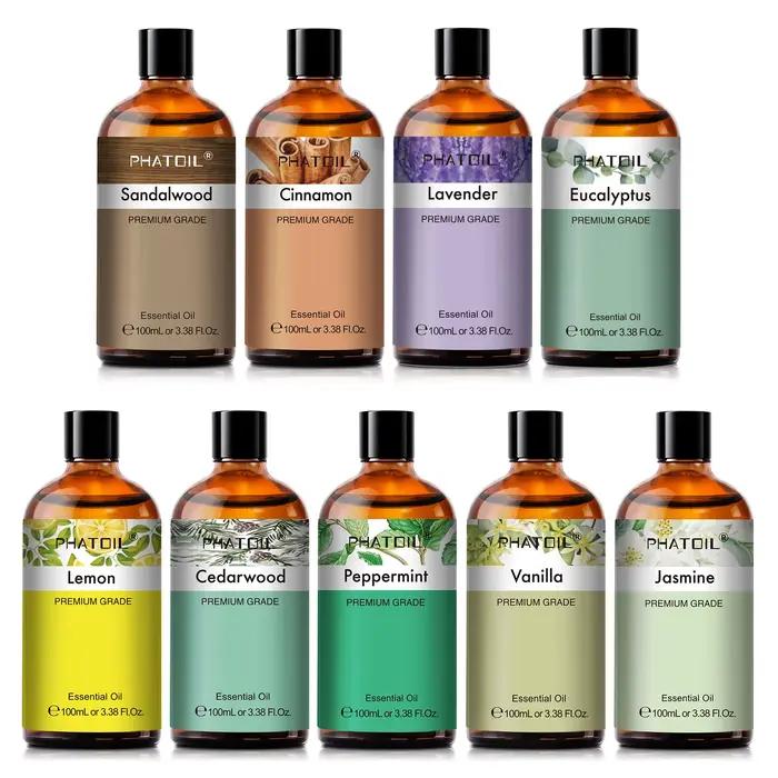 Huile essentielle d'aromathérapie PHATOIL pour les soins de la peau, diffuseur, Massage et fabricati