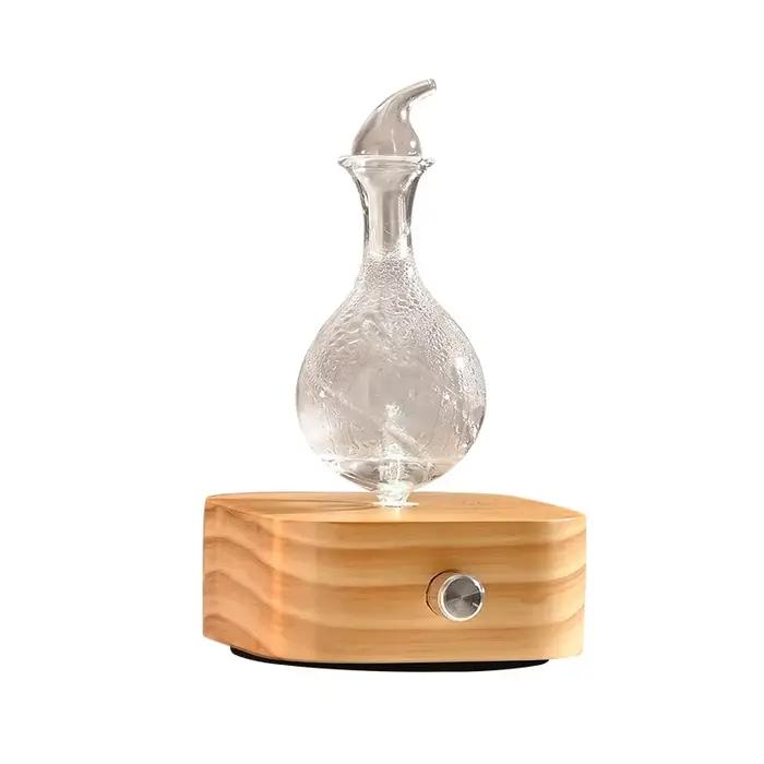 Diffuseur d'huiles essentielles et d'arôme sans eau, 30ml, nébuliseur électrique de parfum en bois p
