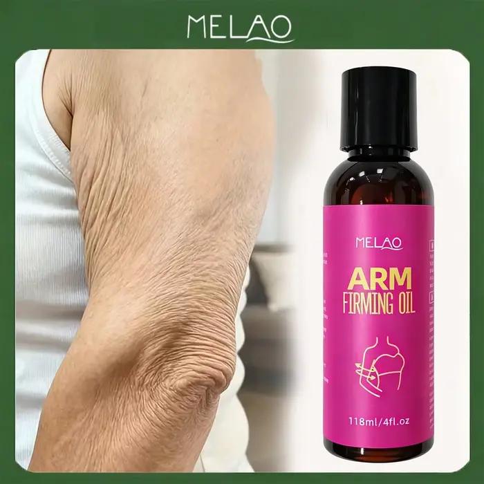 Huile raffermissante pour les bras MELAO, huile de massage pour resserrer et hydrater la peau des br