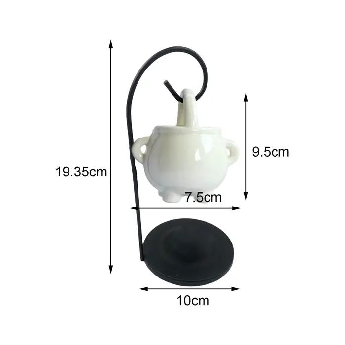 Brûleur d'huile essentielle en céramique, cadeau fondu, chauffe-plat, porte-bougies, diffuseur pour 