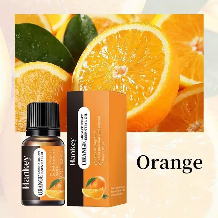 Huiles essentielles pour diffuseur d'arômes, humidificateur d'air, soluble dans l'eau, Orange, lavan