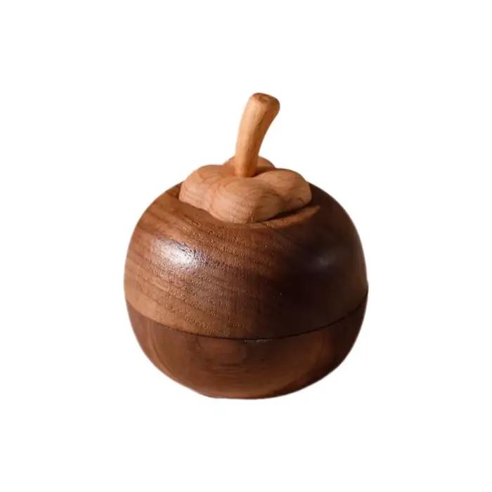 Diffuseur d'huiles essentielles portable en bois, forme montagne, en bambou, diffuseur d'arômes en b