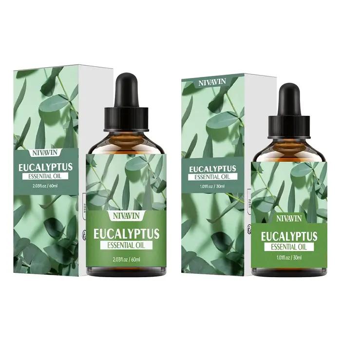 NIVAVIN 30 ml/60 ml extrait de plante d'eucalyptu huile essentielle de soin de la peau du visage, pa