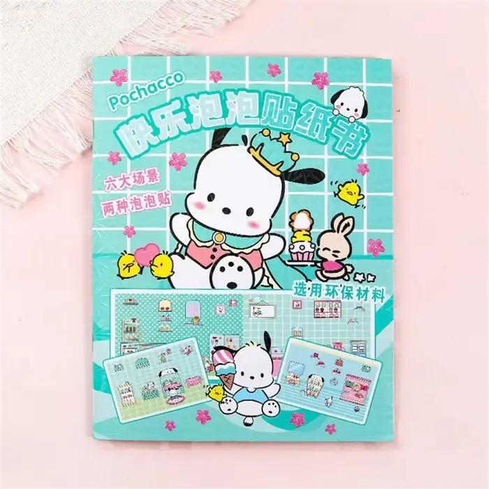Sanrio Quiet Book Bubble Hello Kitty Cinnamoroll Kuromi My Melody Pochacco Jouet de dessin animé Liv