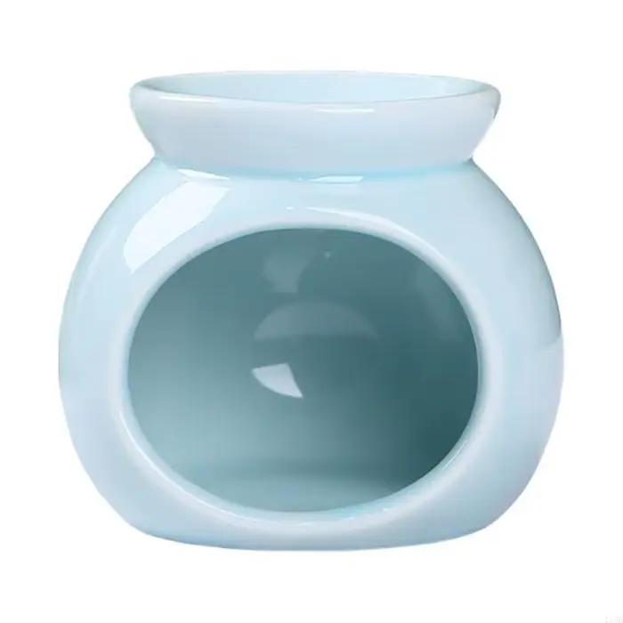 Brûleurs d'arômes d'huiles essentielles en céramique, bougeoir chauffe-plat, diffuseur parfumé