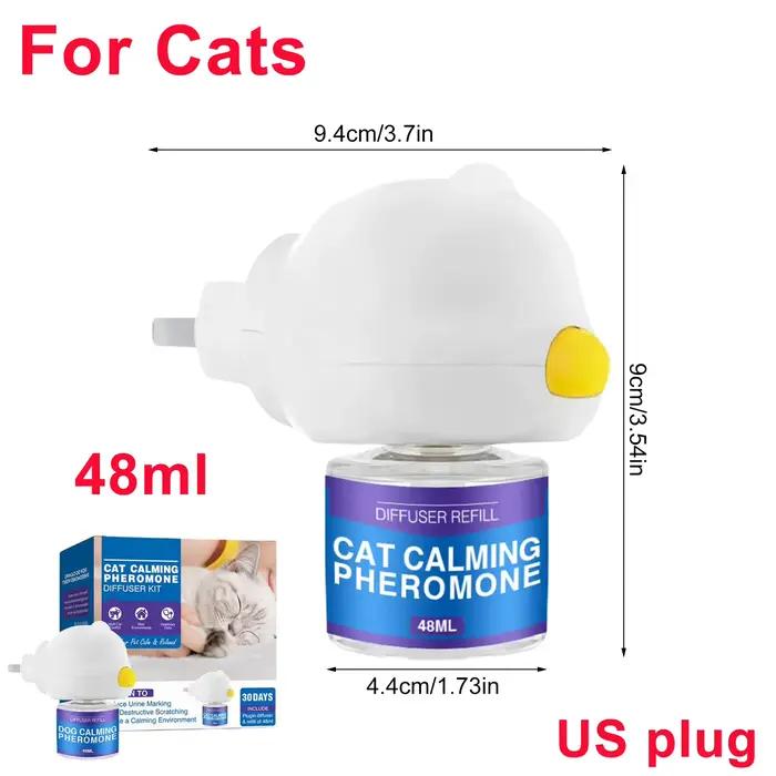 Diffuseur de phéromone pour animaux de compagnie pour apaiser les chats, diffuseur de phéromone apai