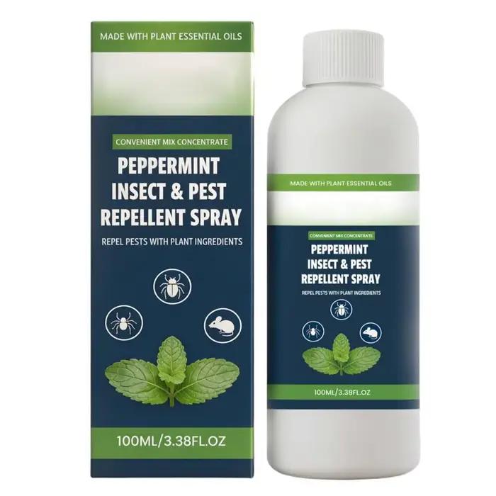 Spray Répulsif Concentré Contre les Nuisibles Huile Naturelle de Citronnelle et Menthe Poivrée Anti-