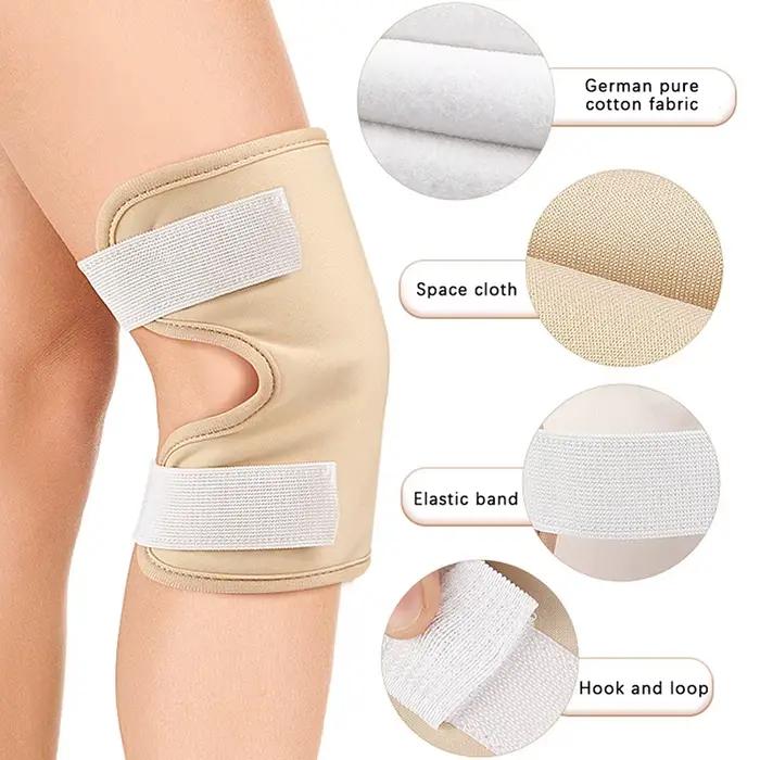 Pack d'huile de ricin réutilisable, articulations du genou et du coude, coussinets de compression d'