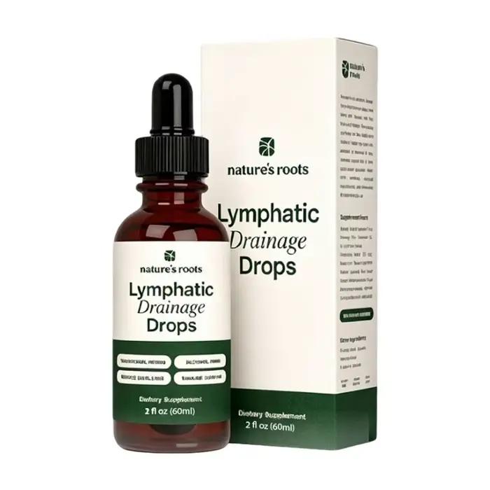 Gouttes à base de plantes pour drainage lymphatique naturel, complément pour soulager l'œdème, favor