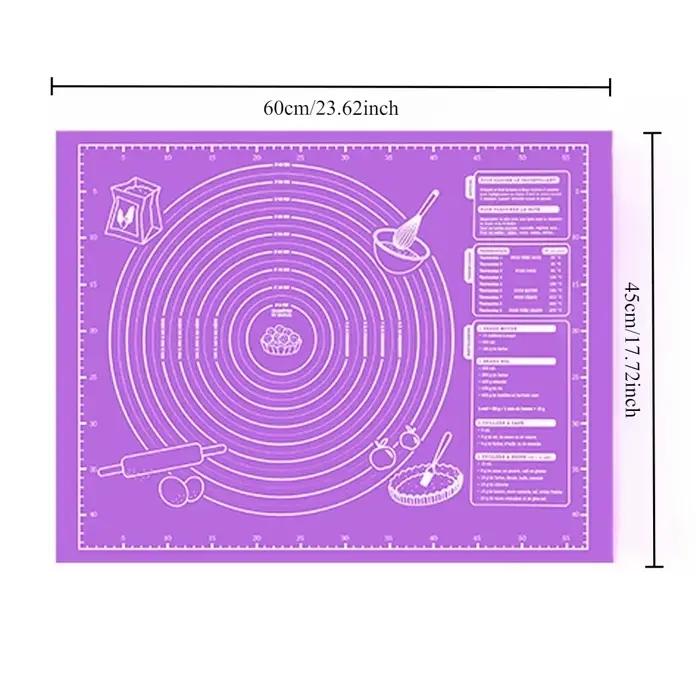 Tapis roulant en plastique de qualité alimentaire avec outil de mesure, tapis de pétrissage antidéra