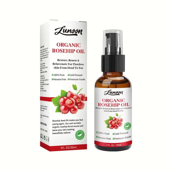 Huile essentielle de rose musquée hydratante, huile de rose musquée Anti-sèche et éclaircissante, hu
