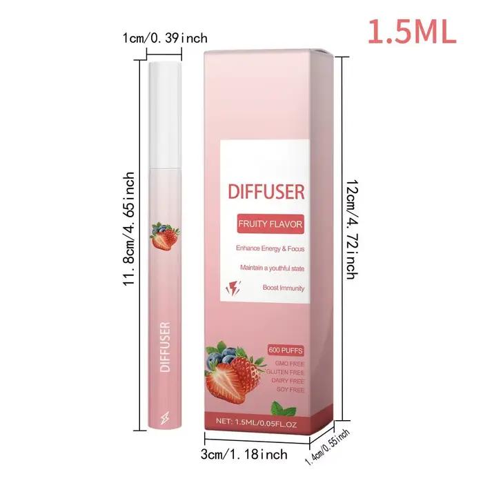 Sticks de Soin Respiratoire aux Fruits Énergisants et Rafraîchissants pour Hommes et Femmes – Soin P