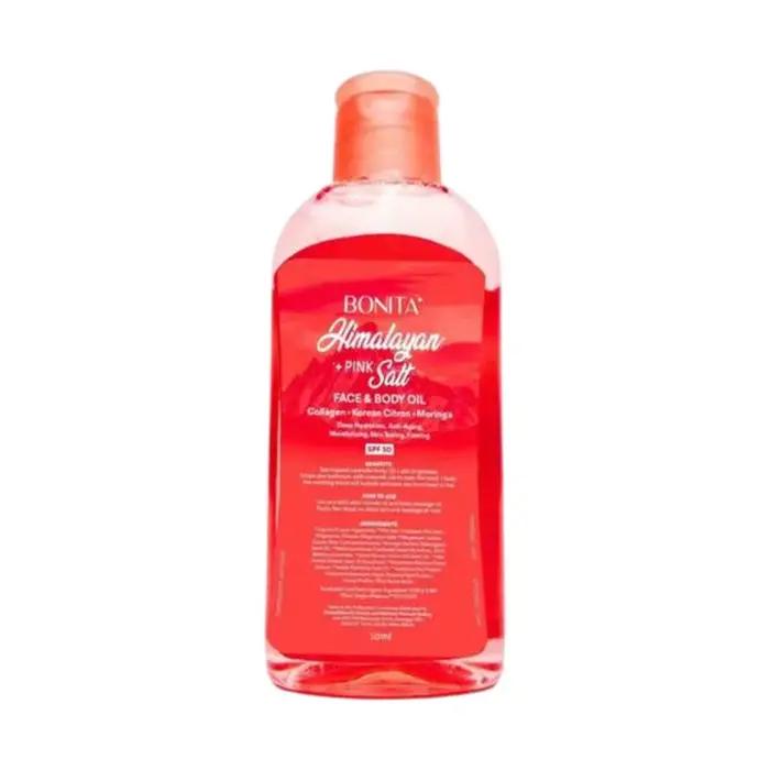 Original Bonita himalayen rose sel tournesol lavande visage corps huile collagène hydrater réduire l