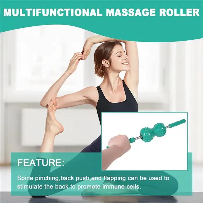 Rouleau de Massage magnétique multifonctionnel AA20, soulagement musculaire de la colonne vertébrale