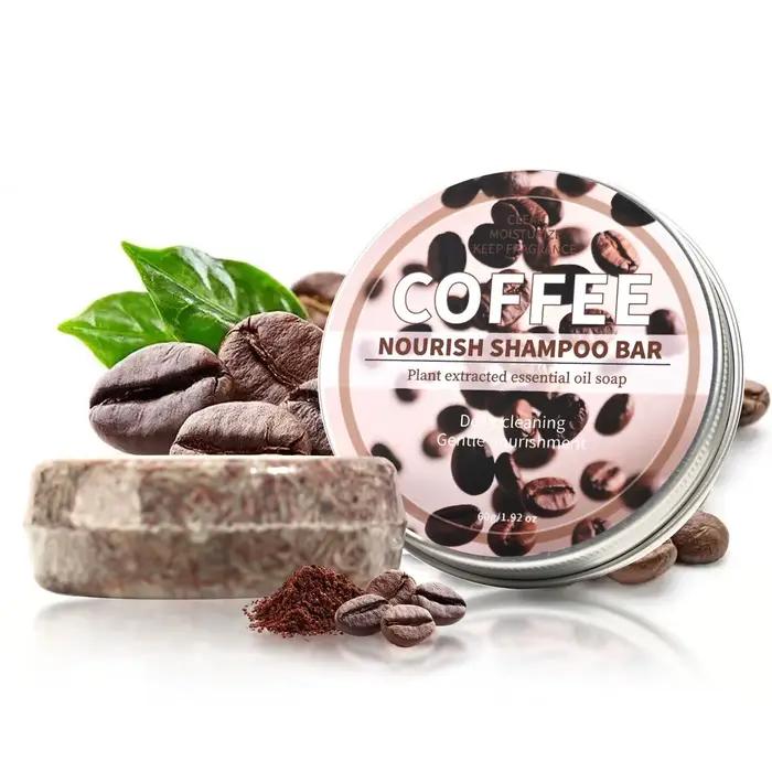Shampoing nourrissant à l'essence concentrée au café, nettoyage en profondeur, hydratant, contrôle d