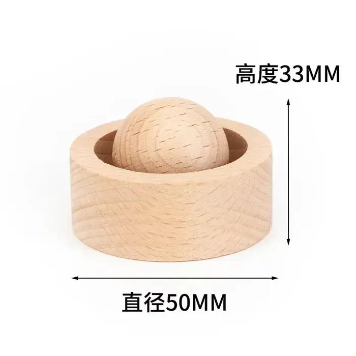 Diffuseurs d'huiles essentielles en bois pour voiture - Design sphérique, diffusion naturelle de par