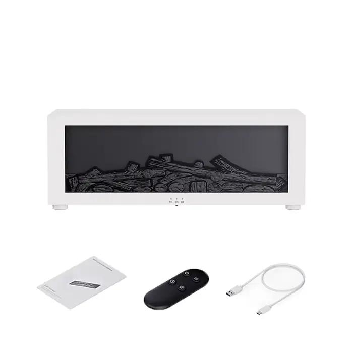 Humidificateur de cheminée, humidificateur d'arôme de flamme pour la maison, diffuseur de parfum d'a