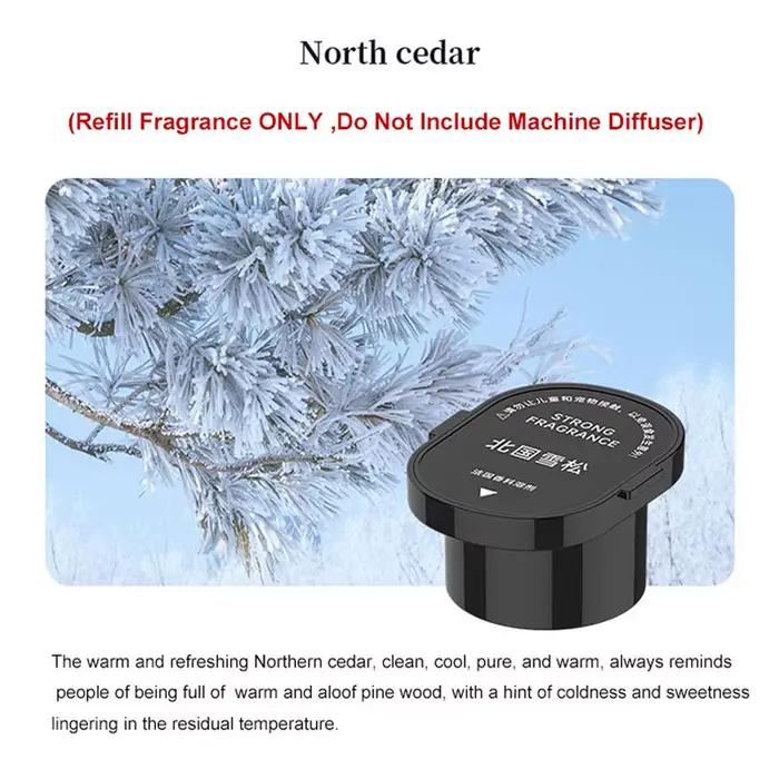Diffuseur de voiture avec parfum de brume de mer naturelle – Rechargeable par USB, arrêt automatique