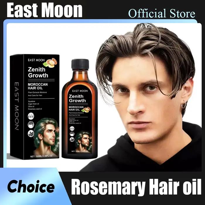 Huile Essentielle Traitante pour la Croissance des Cheveux, Nourrissante et Hydratante, Anti-Frisott