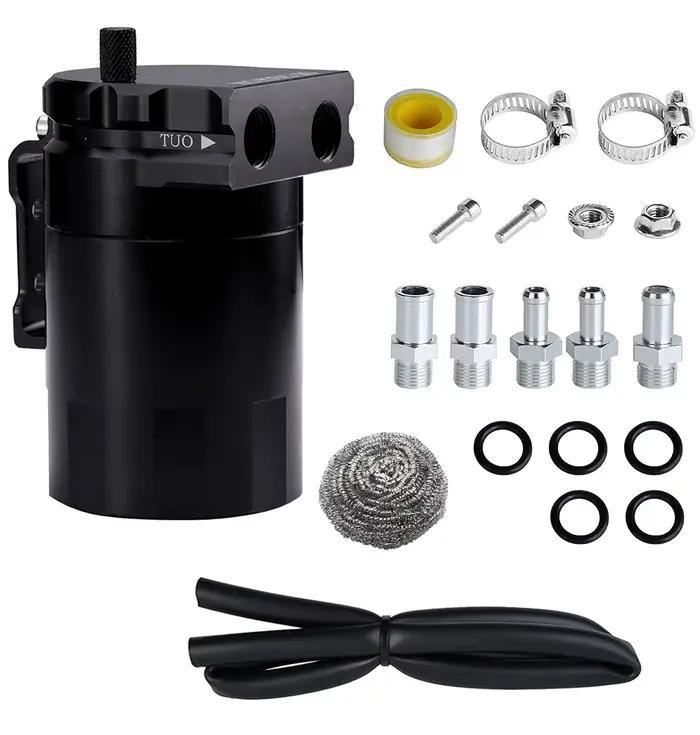 Boîte de récupération d'huile, reniflard universel, réservoir de carburant, réservoir à déflecteur e