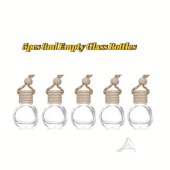 5 pièces diffuseur de voiture bouteille suspendue désodorisant de voiture 8ml désodorisant vide diff