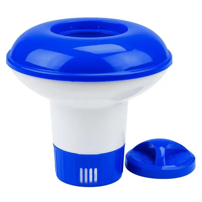 Distributeur de chlore flottant miniature réglable, durable pour piscines intérieures et extérieures