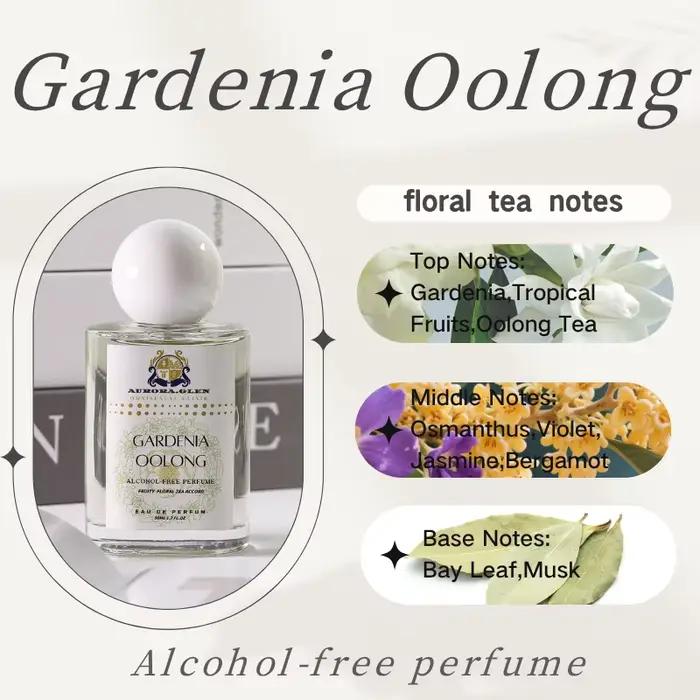 Huile Essentielle Parfumée Mélangée au Thé Oolong et à la Gardénia, Concentration à 20%, Parfum Long