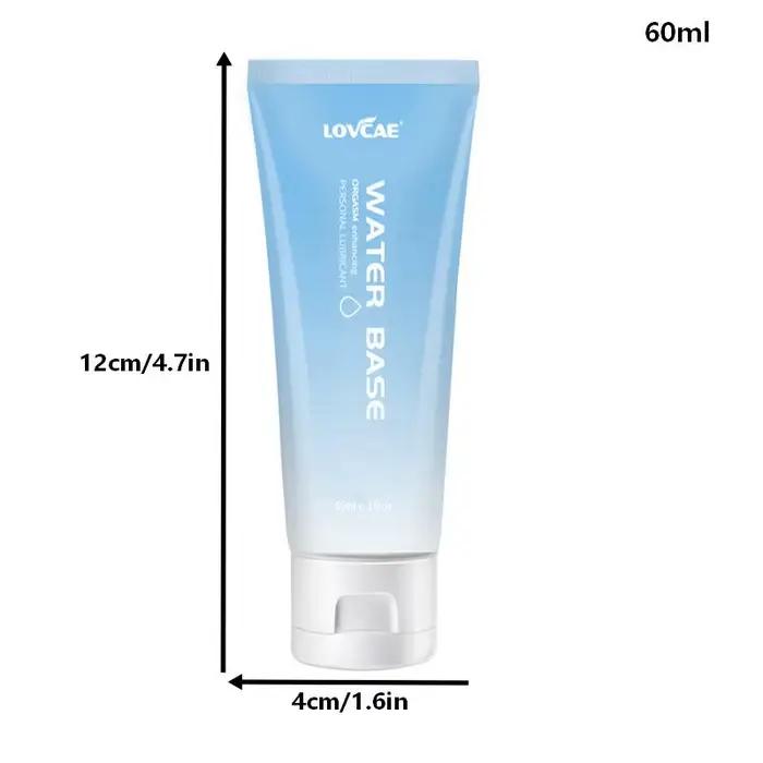 Lubrifiant à base d'eau 60ML, Gel intime sûr, lubrifiant vaginal et anal, huile lubrifiante pour adu