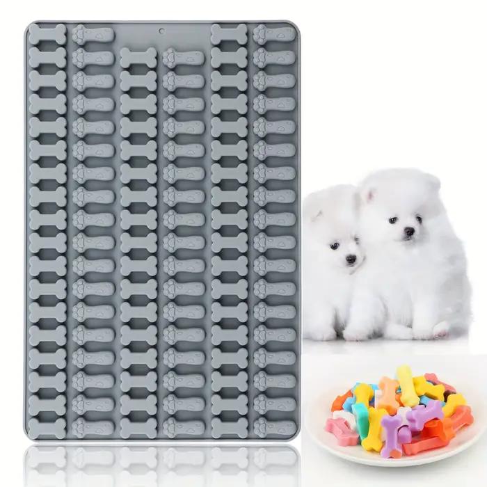 1 moule à biscuits pour chien, moule à chocolat, moule à bonbons, moule en silicone à 106 cavités en