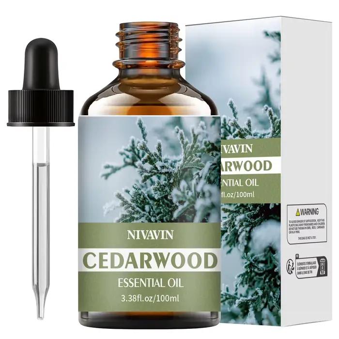 L'huile essentielle de cèdre 30 ml/60 ml/100 ml convient à l'hydratation du visage, à l'hydratation,