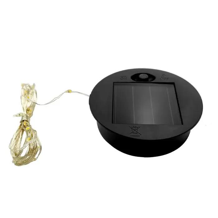 Guirlande solaire de remplacement, panneau solaire suspendu pour l'extérieur, lanternes solaires, pi