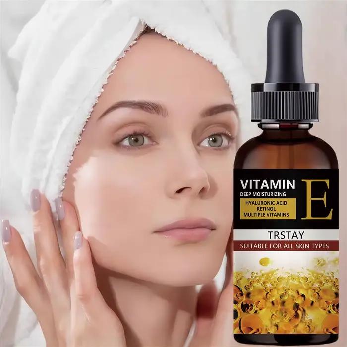formule anti-rides à la vitamine E, essence de soin suprême, hydrate, réduit les ridules et les ride