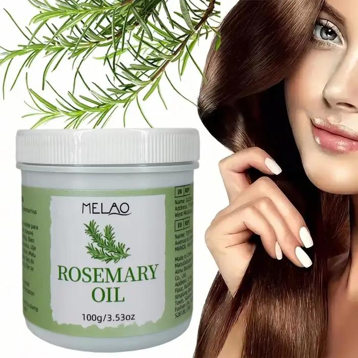 Huile de romarin pour cheveux, huile de romarin pure MELAO, nourrit le cuir chevelu et renforce les 