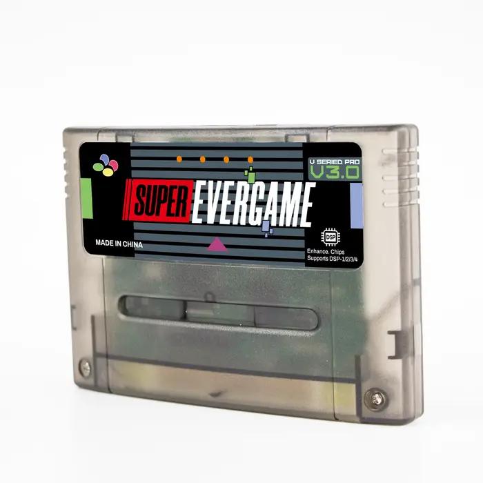 REMANK SFC SNES cartouche 3000-in1 EVERGAME Super DSP SNES cartouche Super V3.0 16 bits JP/EU/US bri
