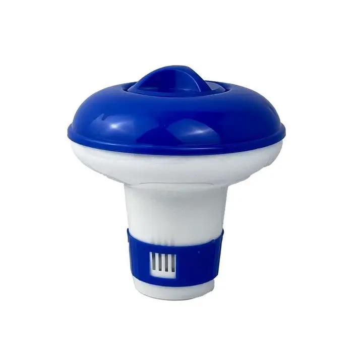 [CL] Distributeur de chlore flottant pour piscine de 5 pouces avec aérations à débit réglable et cou