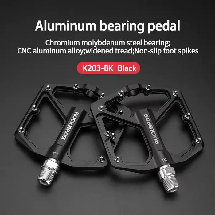 ROCKBROS vtt cyclisme pédale ultralégère vélo scellé DU roulement pédales en alliage d'aluminium CRM